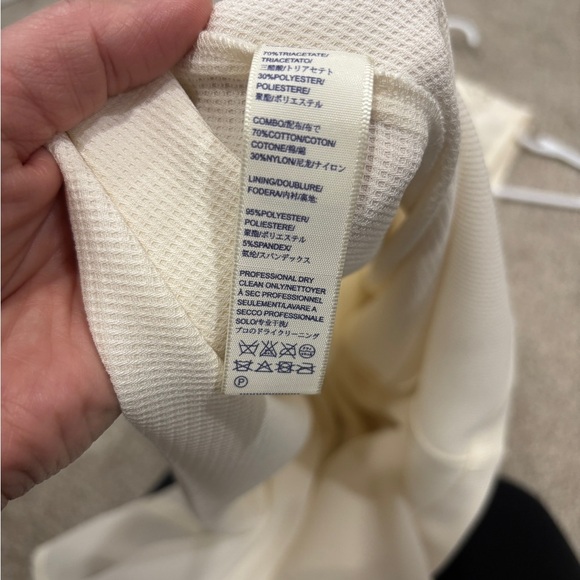 Rebecca Minkoff Women's Vallory Pique Shift Dress‎ Cream Ivory Size XS - Picture 7 of 8